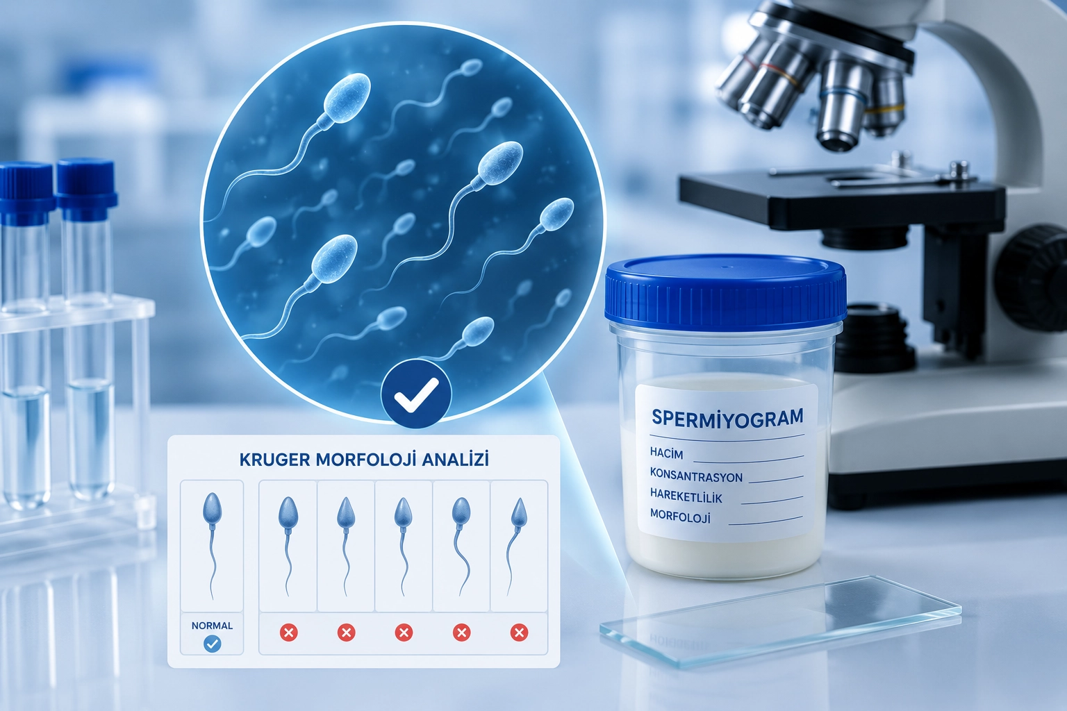 Spermiyogram ve Kruger Testi Nedir?